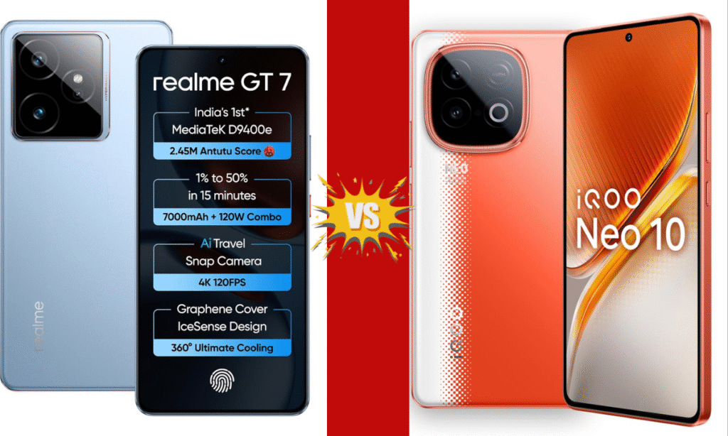 Realme GT 7 vs iQOO Neo 10: The Ultimate Performance Phone Battle Under ₹35,000!