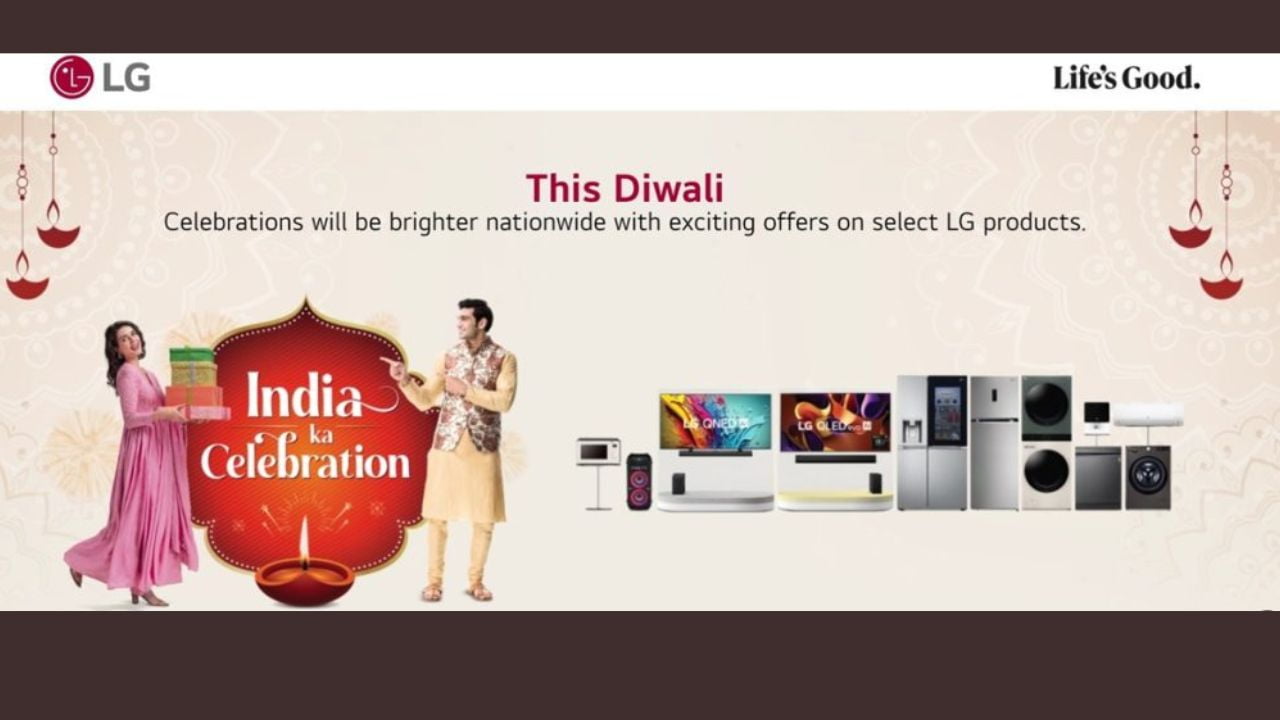 LG Diwali Sale 2024: Unbeatable Offers on TVs, ACs, Refrigerators, and More